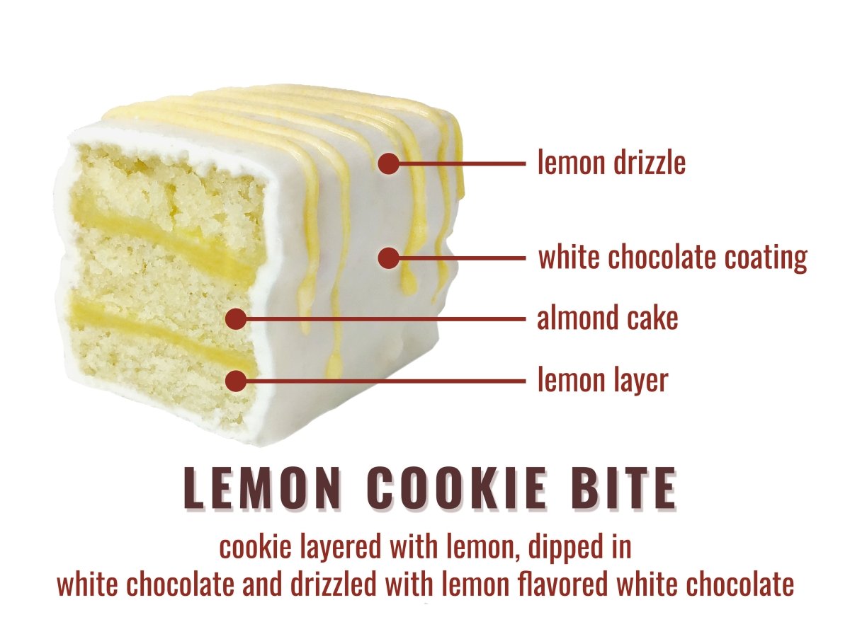Lemon Cookie Bites - Nettie's Craft Brownies
