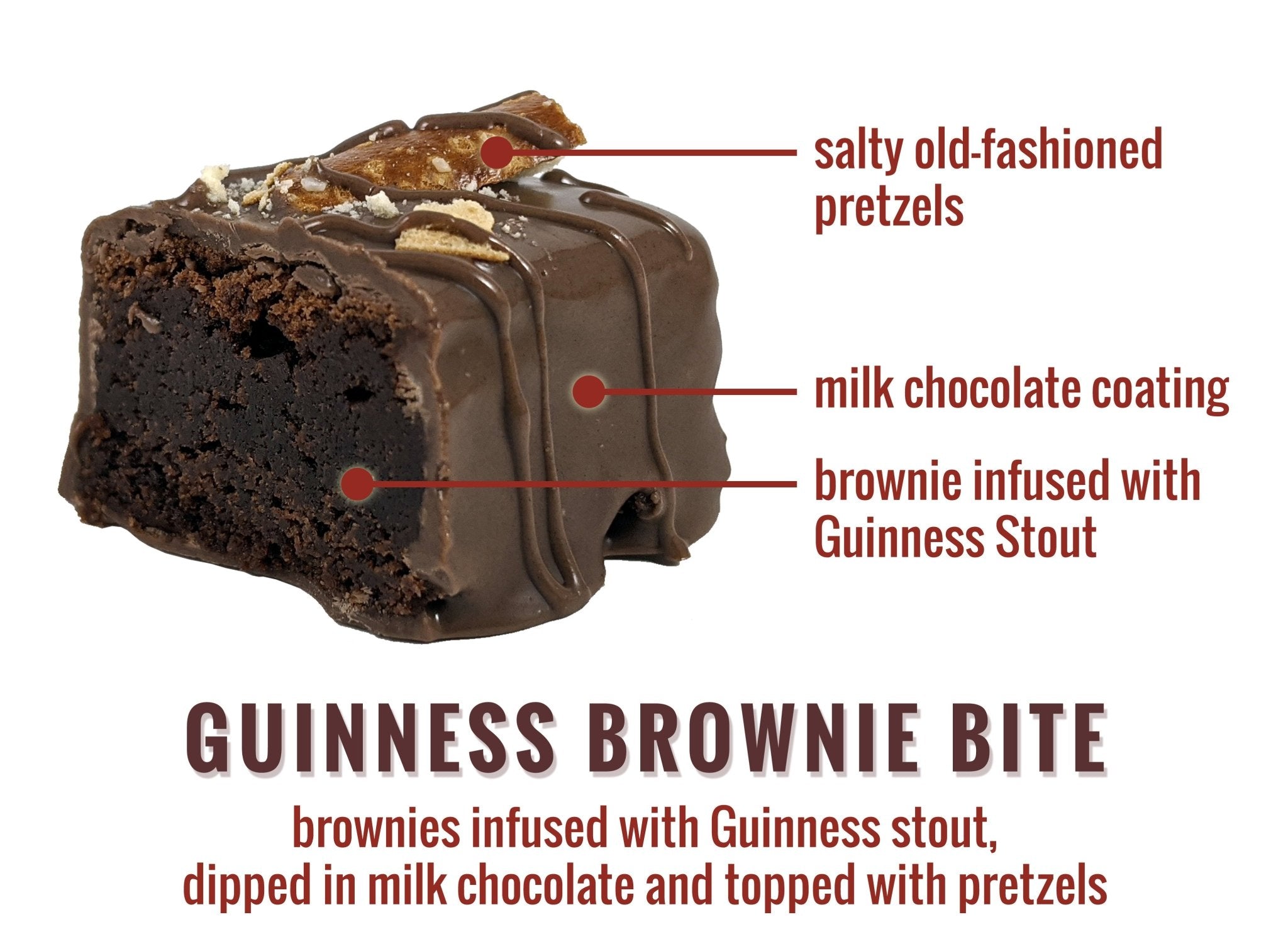Boozy Brownie Bite Assortment - Nettie's Craft Brownies