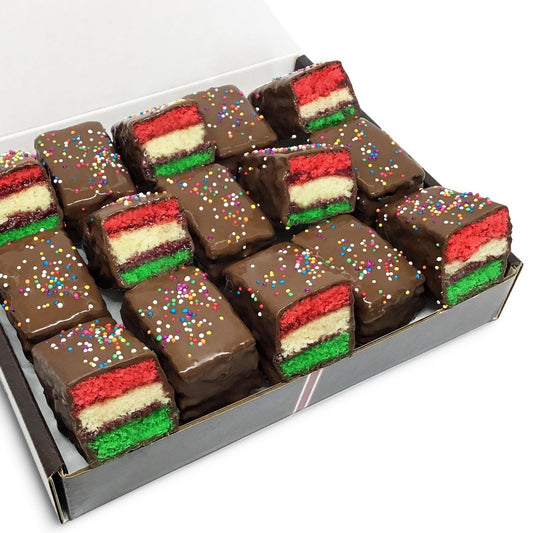 Classic Rainbow Cookies - Nettie's Craft Brownies