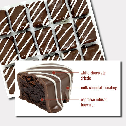 Espresso Brownie Bites - Nettie's Craft Brownies