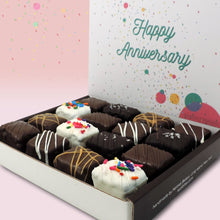 Load image into Gallery viewer, Happy Anniversary Box - 16 - Nettie&#39;s Craft Brownies