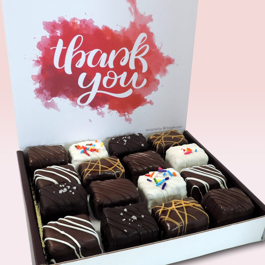 Thank You Box - 16 - Nettie's Craft Brownies