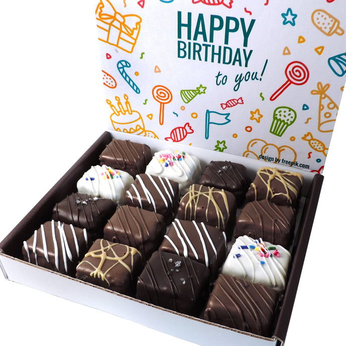 The Happy Birthday To You Box - 16 - Nettie's Craft Brownies